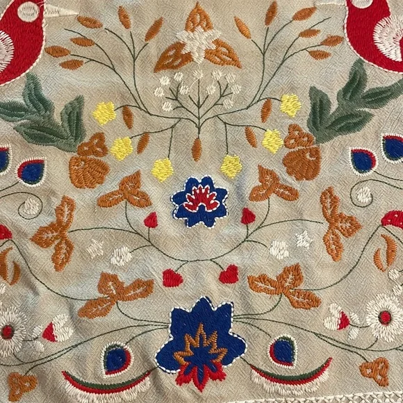 ❤️ Adorable Altar’d State Embroidered Mini Skirt, NWT!& Matching Pom Earrings 😍 - Picture 5 of 16